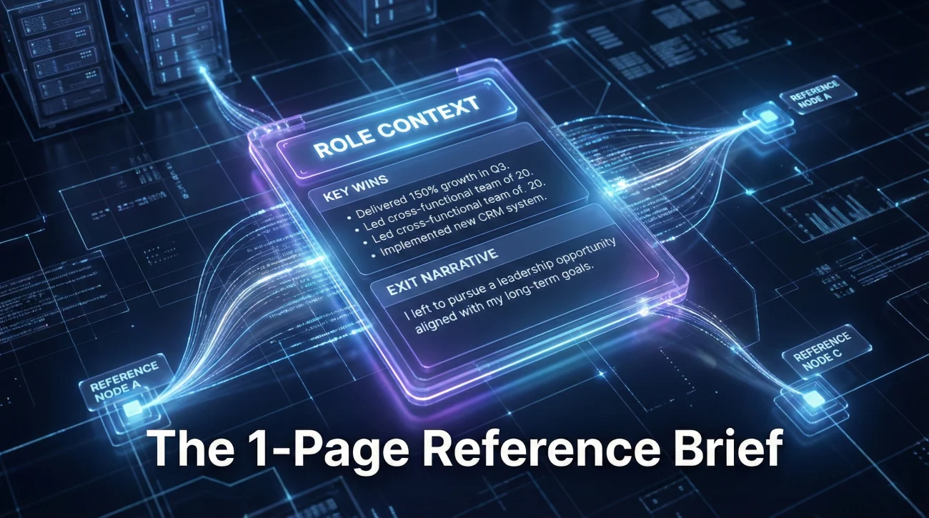 One Page Reference Brief Structure