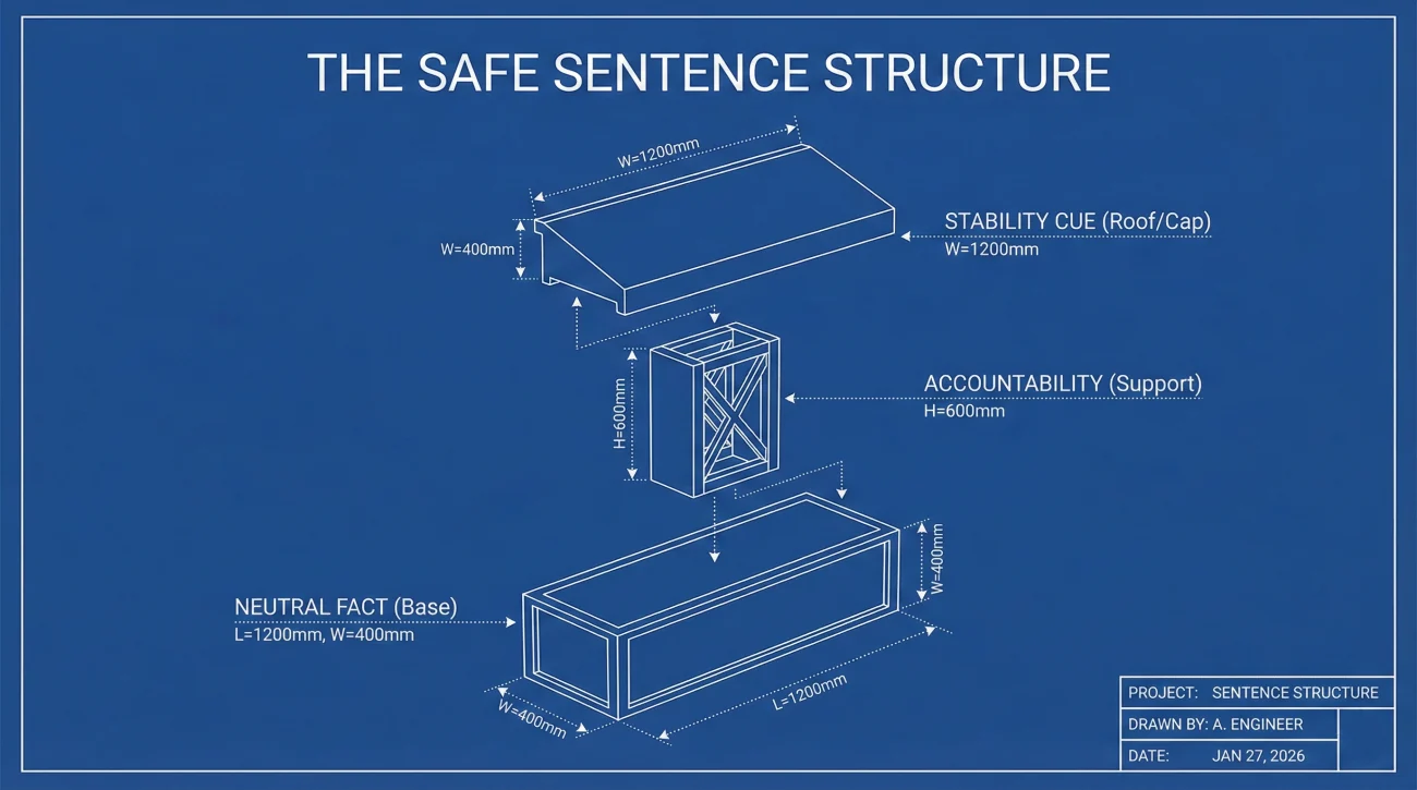 One Sentence Termination Formula Blueprint