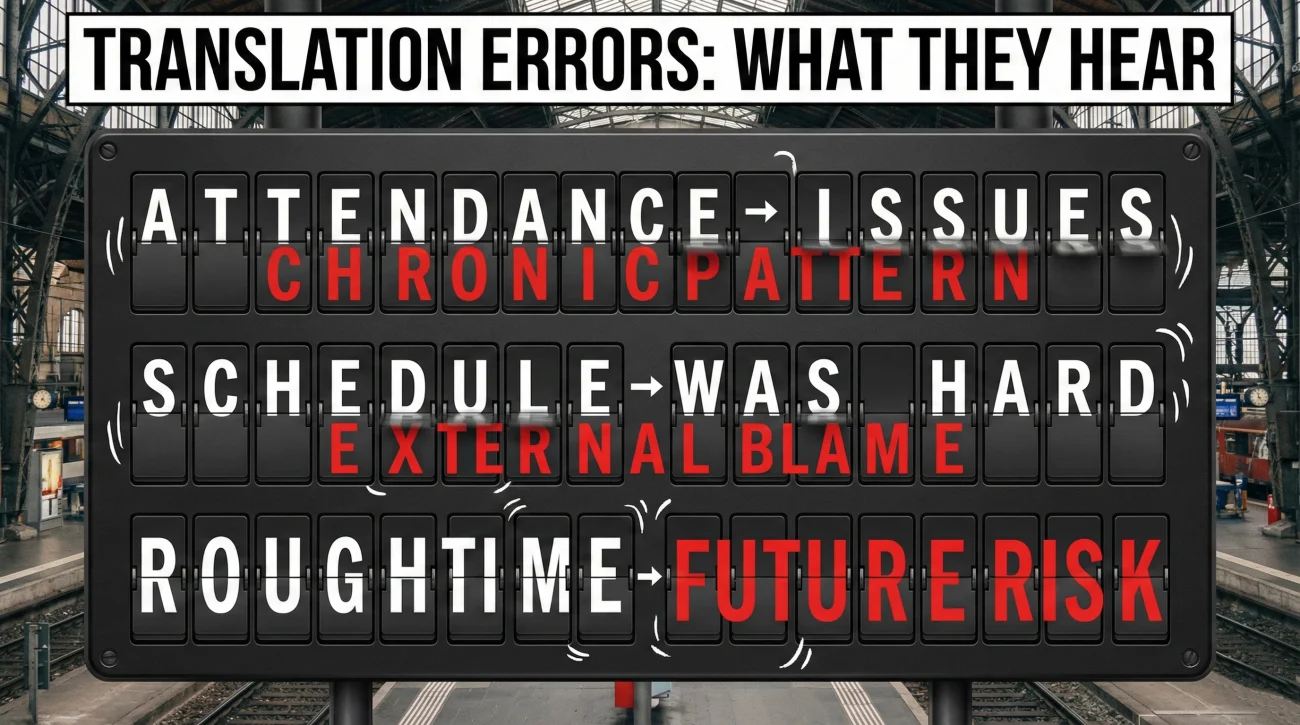 Recruiter Perception Of Attendance Issues Infographic