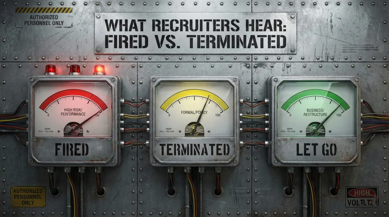 Recruiter Perception Of Fired Vs Terminated Vs Let Go