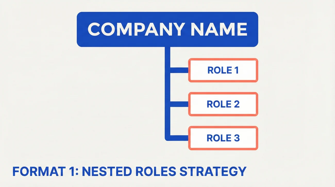 Resume Format Nested Roles Example