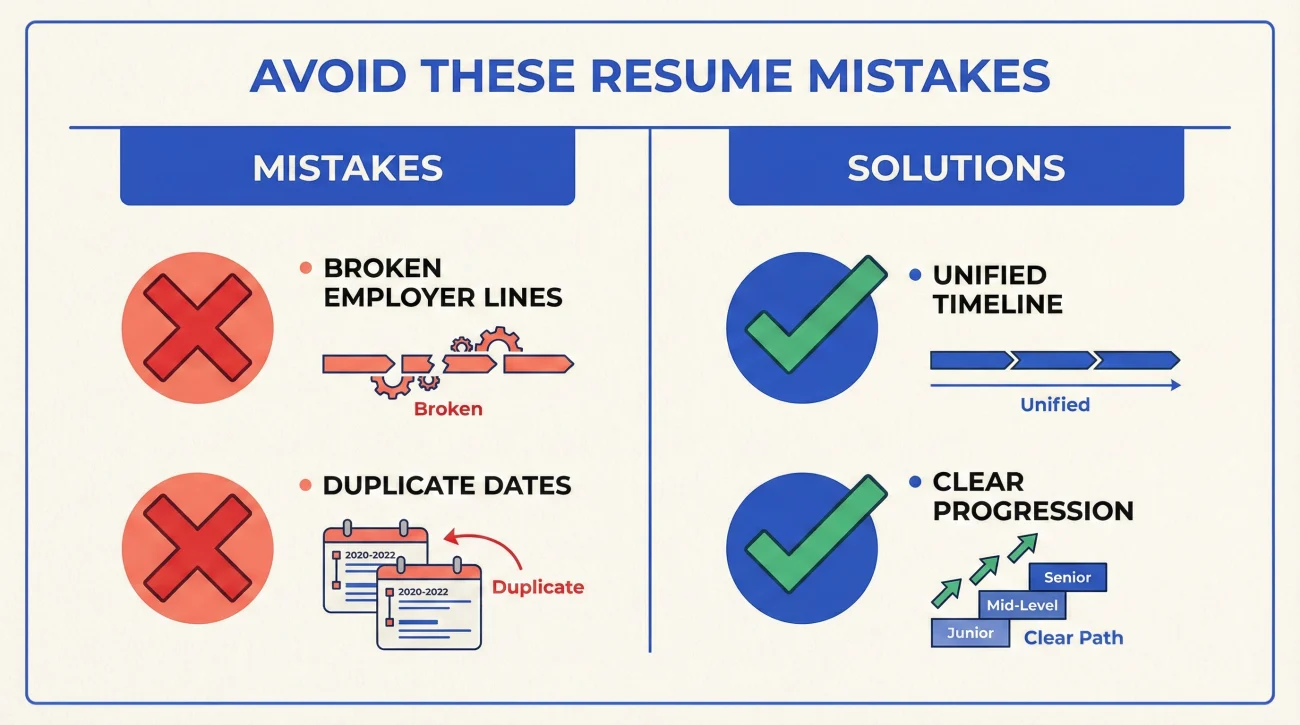 Resume Mistakes To Avoid For Internal Moves