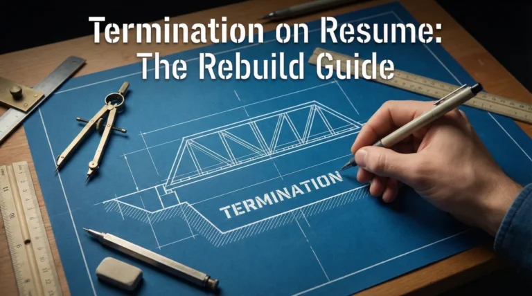 Termination on a Resume: 8 Short Lines That Sound Stable, Not Defensive