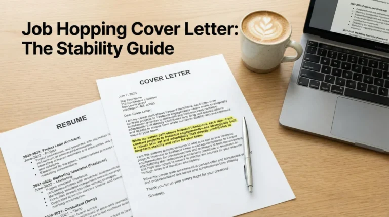 Cover Letter Paragraph for Job Hopping: One Tight Paragraph Only