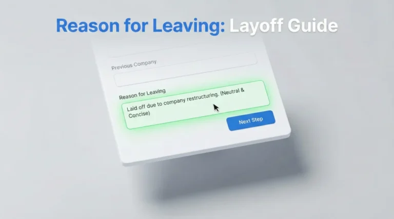 Reason for Leaving Laid Off: Short Answers for Applications