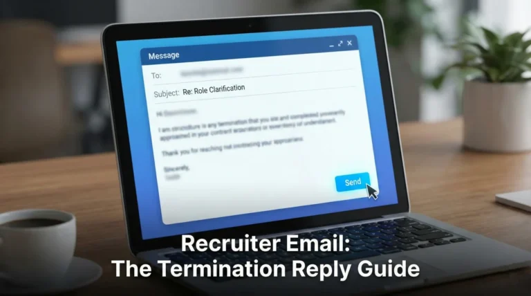 Recruiter Asked About the Termination: 3 Replies That Keep Momentum