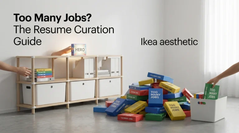 Too Many Jobs on Your Resume: What to Keep, What to Merge, What to Hide