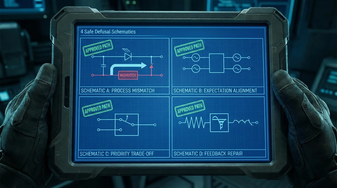 4 Conflict Answer Patterns Schematics