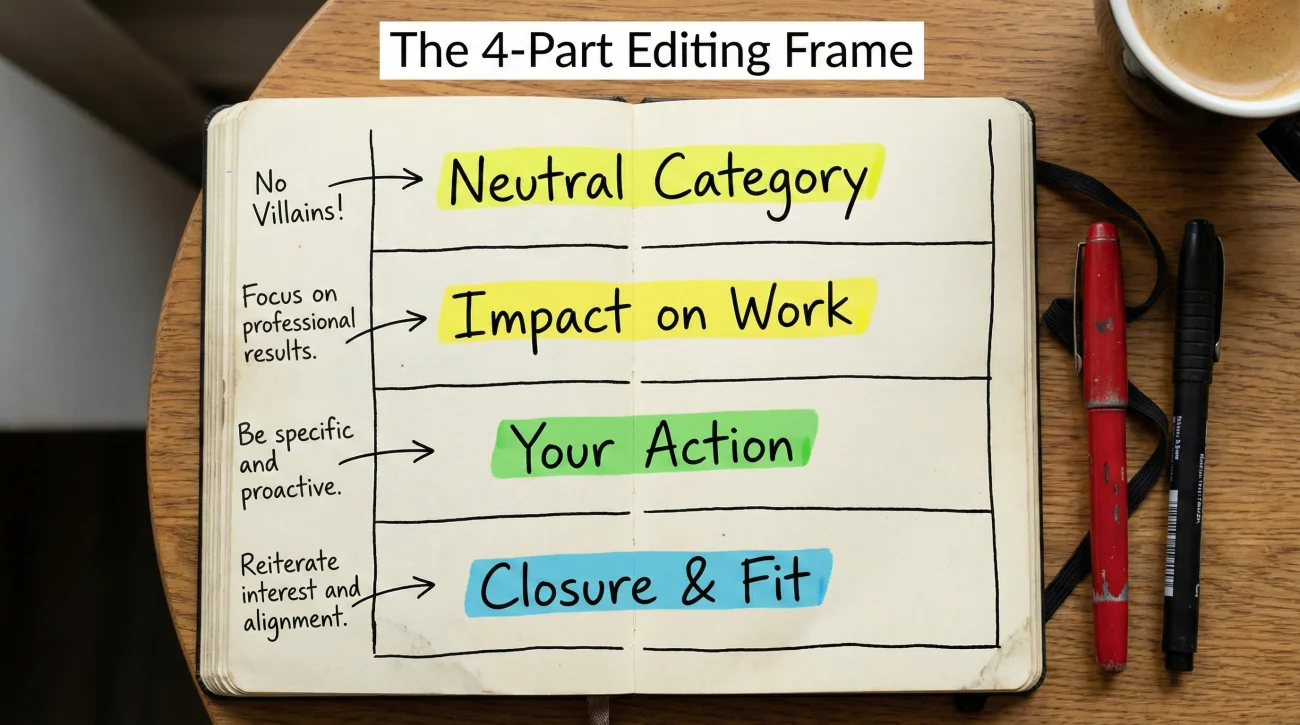 4 Part Answer Framework Editing Notes
