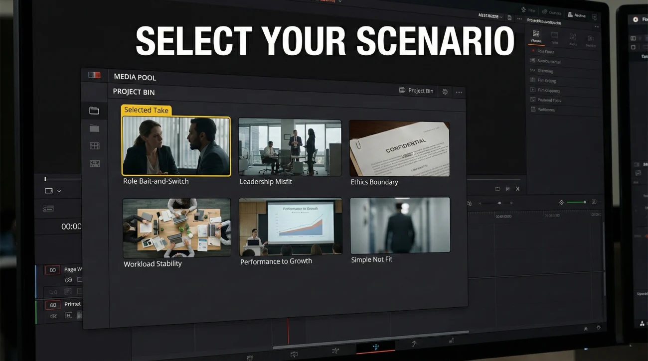 6 Interview Answers Scene Selection UI