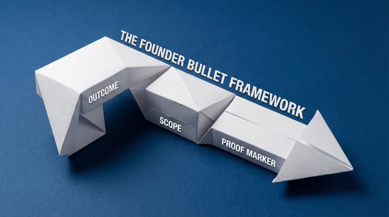 Founder Resume Bullet Point Framework