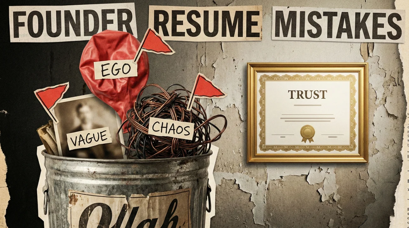 Founder Resume Mistakes To Avoid