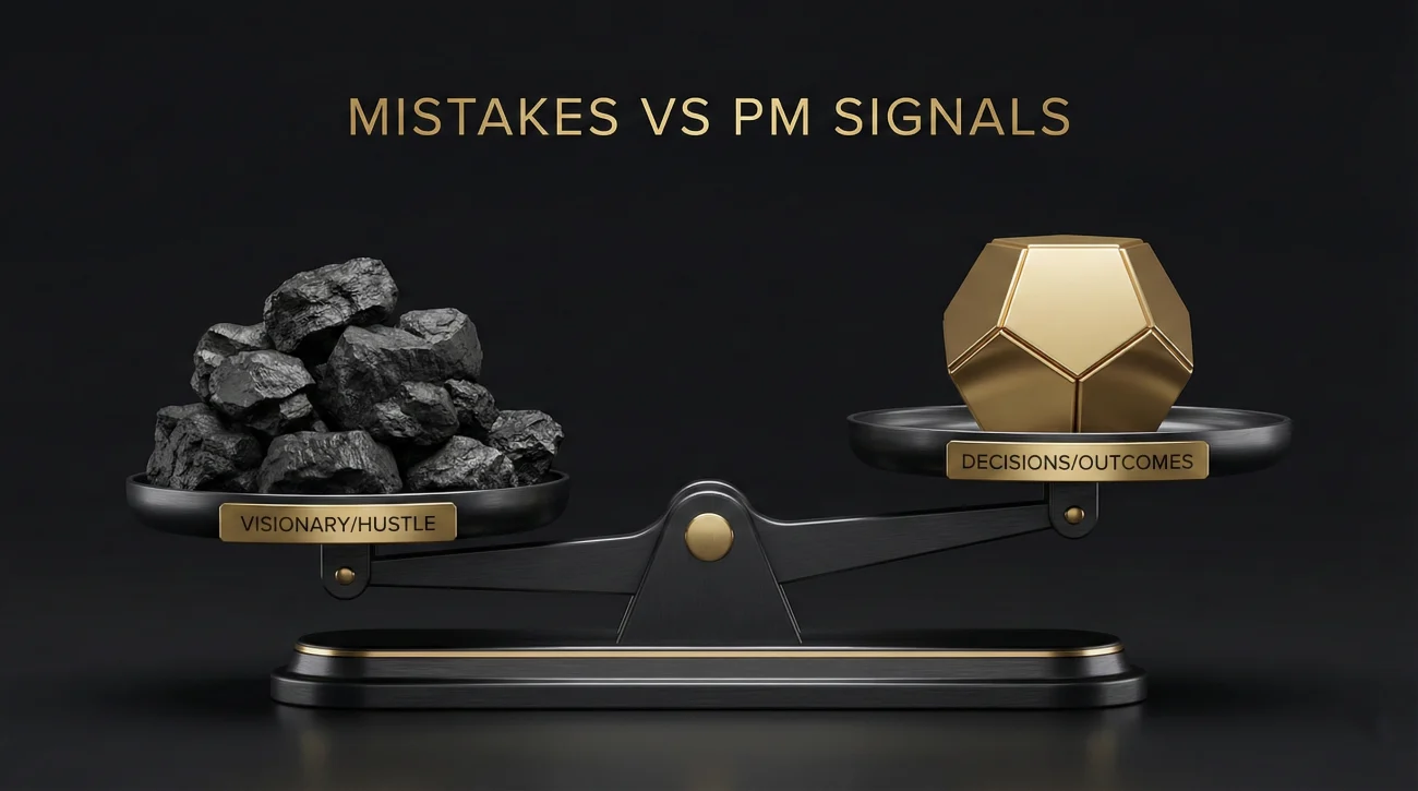 Founder Resume Mistakes Vs Pm Signals