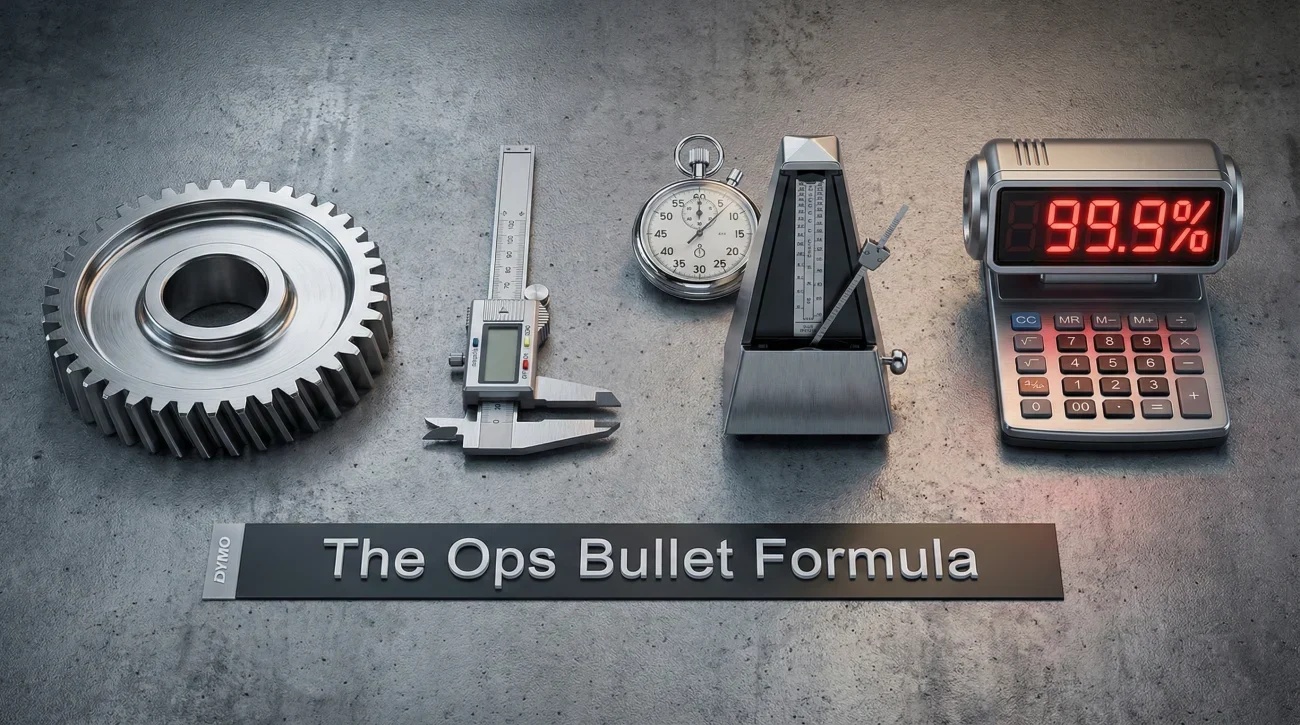 Ops Manager Resume Bullet Formula