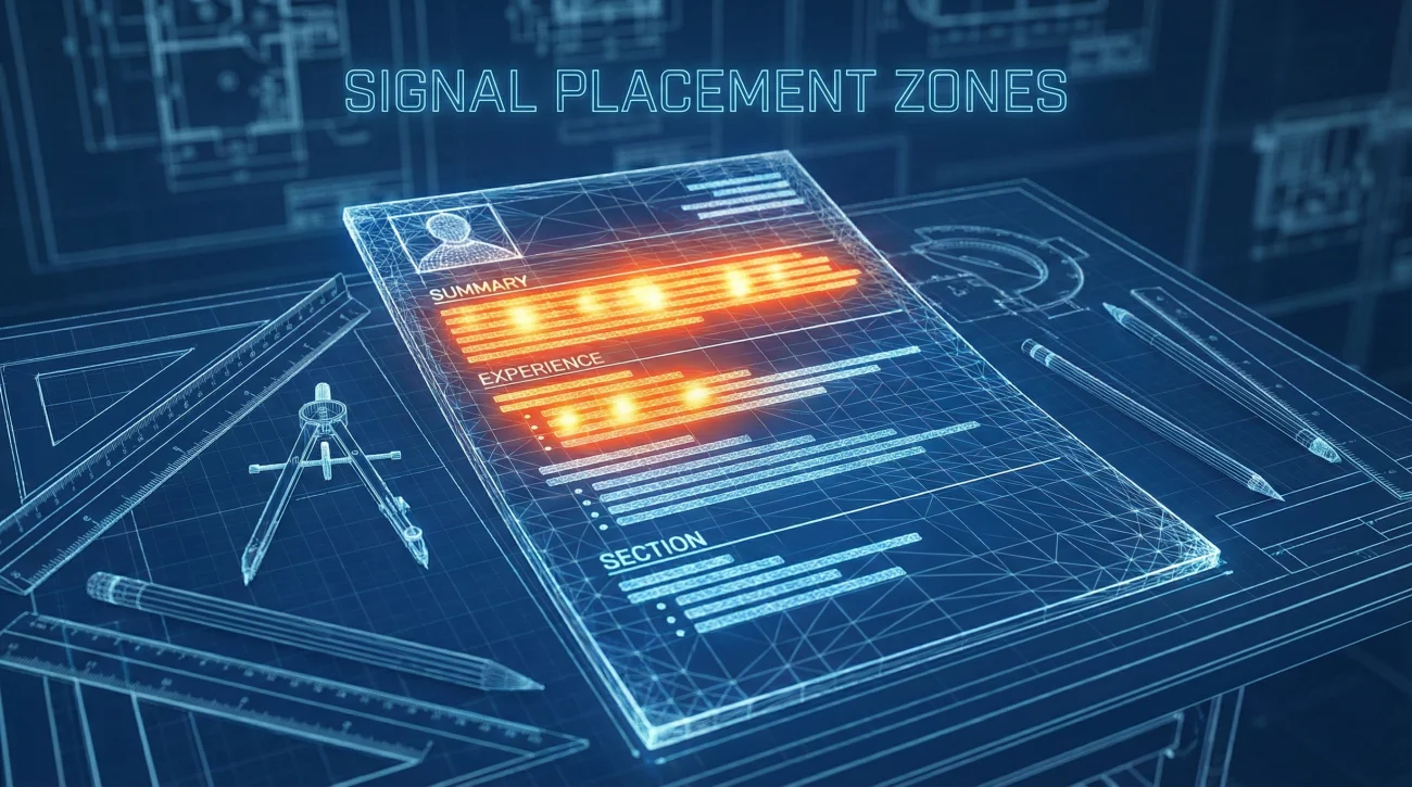 Resume Teamwork Signal Placement Heatmap