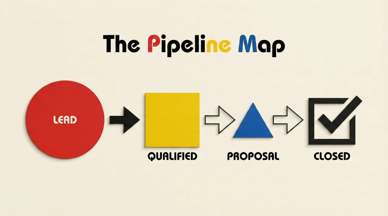 Sales Pipeline Map Visualization