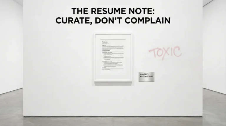 Toxic Workplace on a Resume: When to Add a Note (And When Not To)