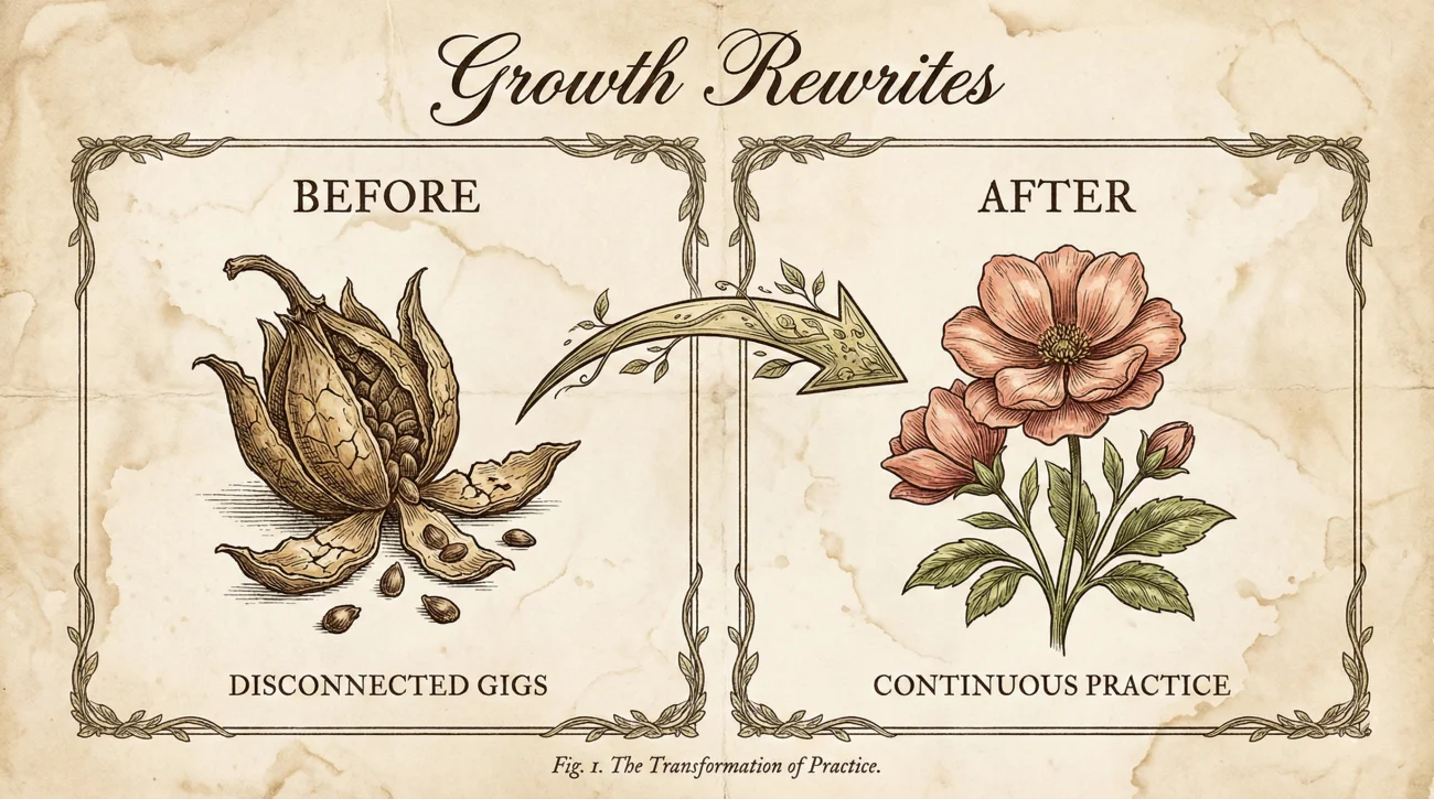 Bullet Rewrite Continuity Growth Stages
