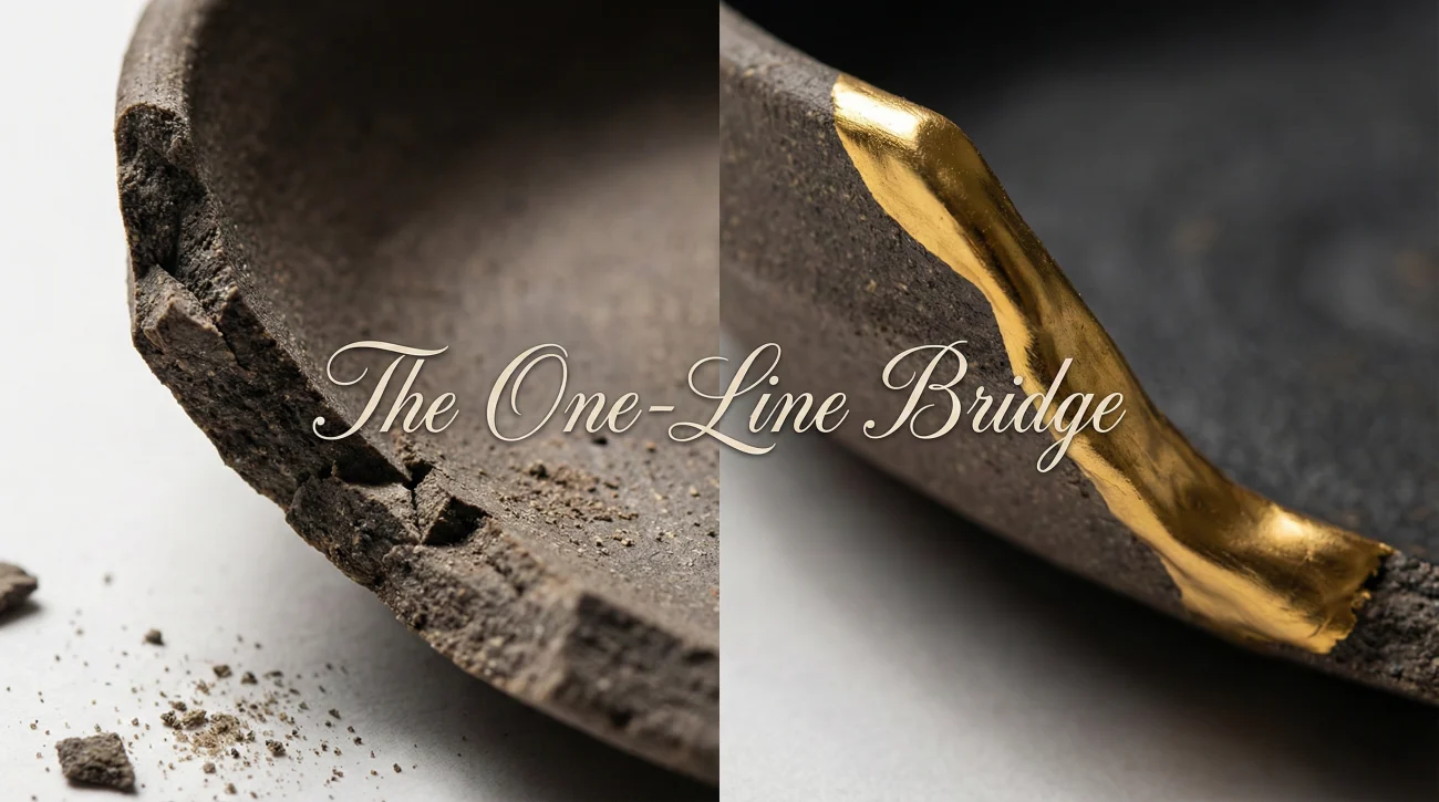 Resume Bridge Line Before After Kintsugi