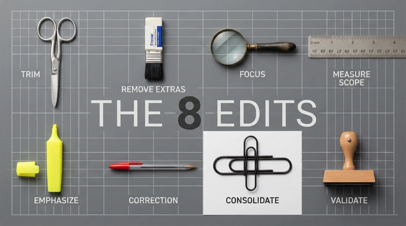 Resume Editing Checklist Knolling