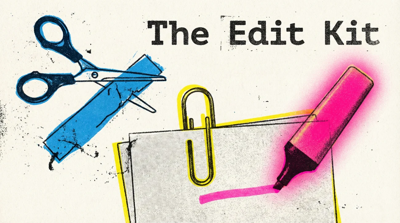 Resume Editing Tools Risograph Art