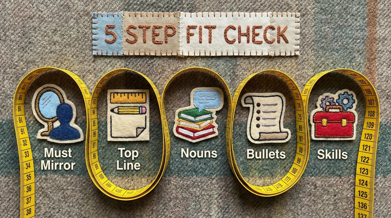 Resume Tailoring Checklist Steps