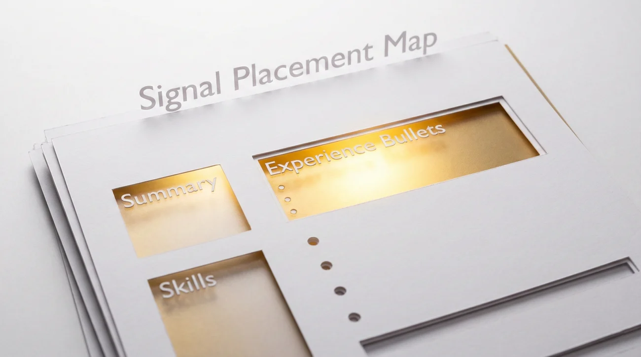 Resume Teamwork Signal Placement Paper Cut