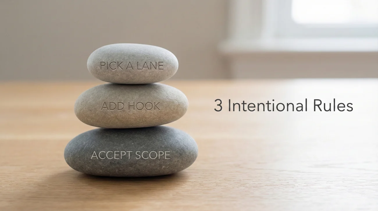 Three Intentional Rules Scandinavian Balance