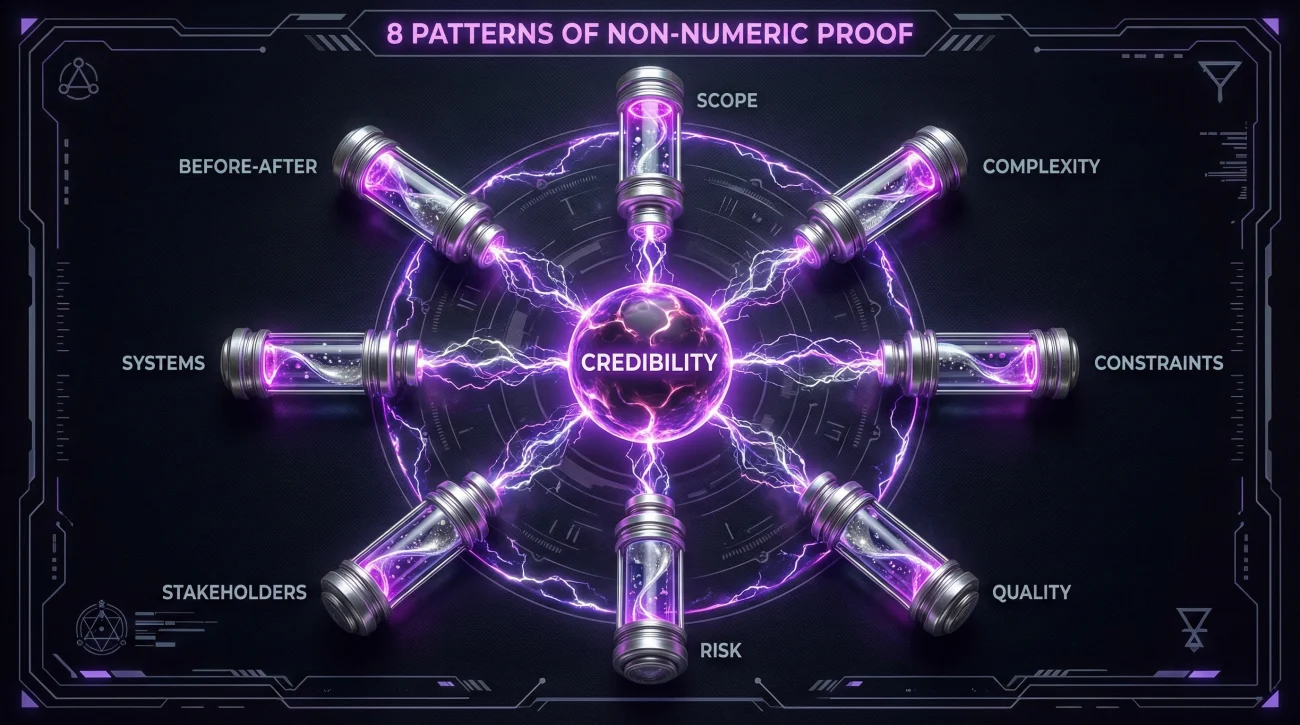 Eight Non Numeric Proof Patterns For Resume Bullets