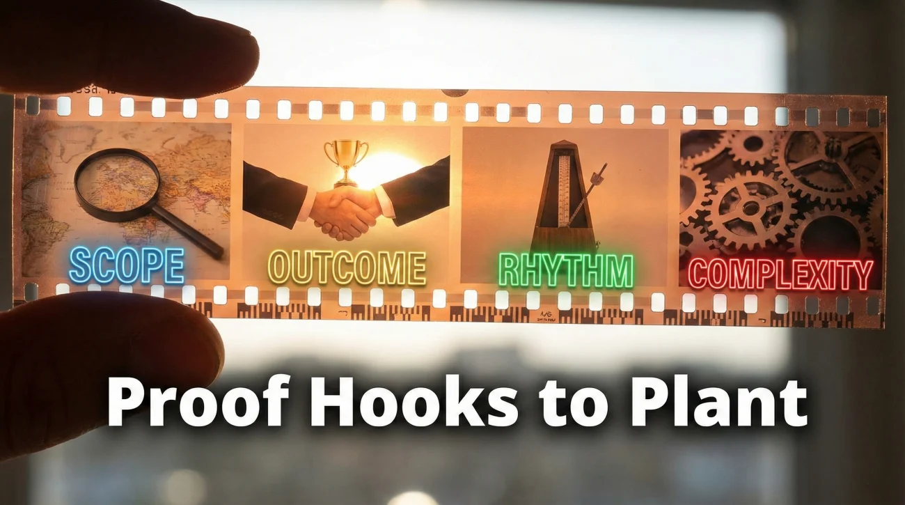 Freelance Proof Hooks Visualized As Keyframes On A Film Strip