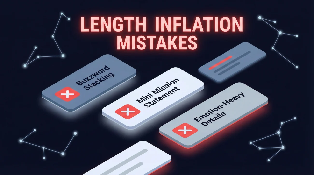 Mistakes That Make Your Resume Summary Too Long