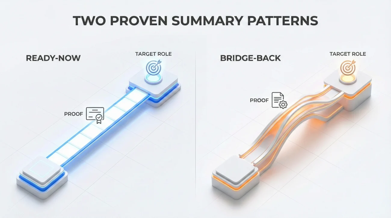 Resume Summary Patterns For Returning To Work
