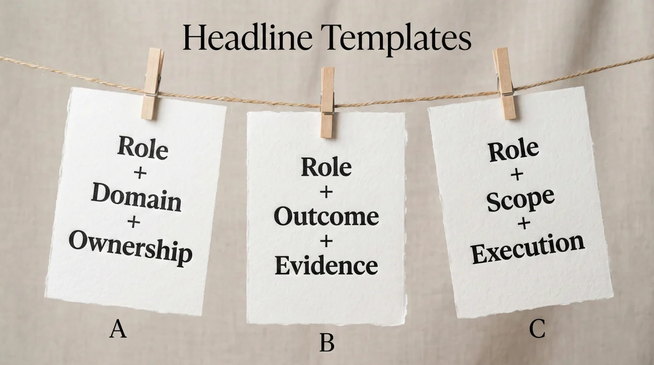 Resume Headline Templates Using Keywords Naturally Without Sounding Robotic