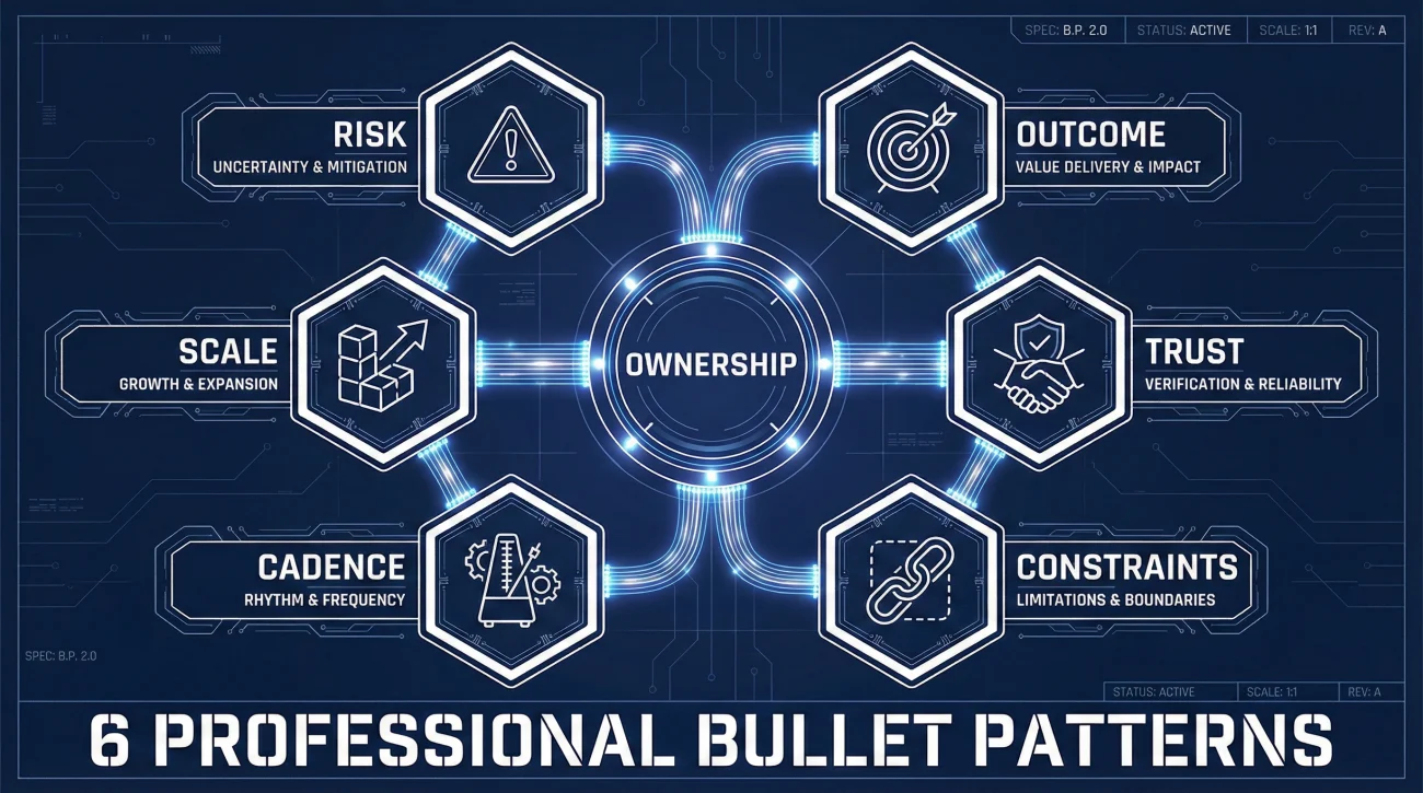 Six Professional Resume Bullet Patterns For Freelancers