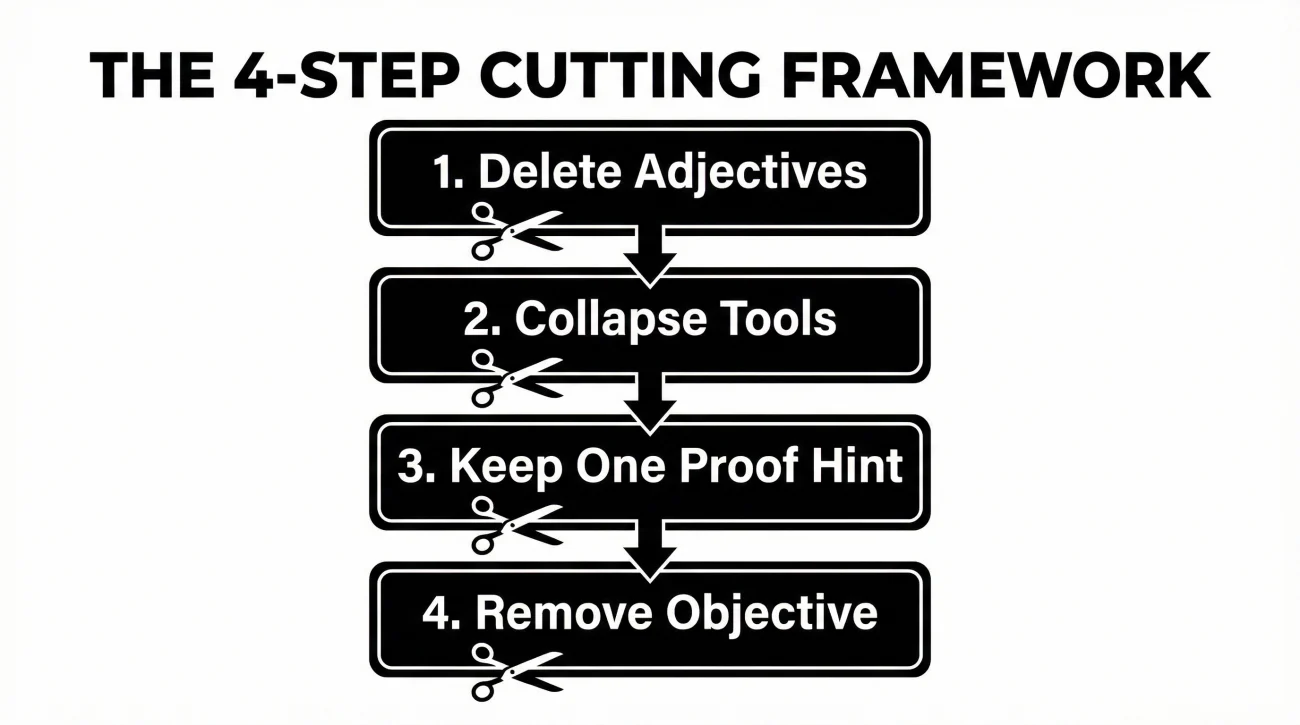 Step By Step Framework To Cut Resume Summary Length