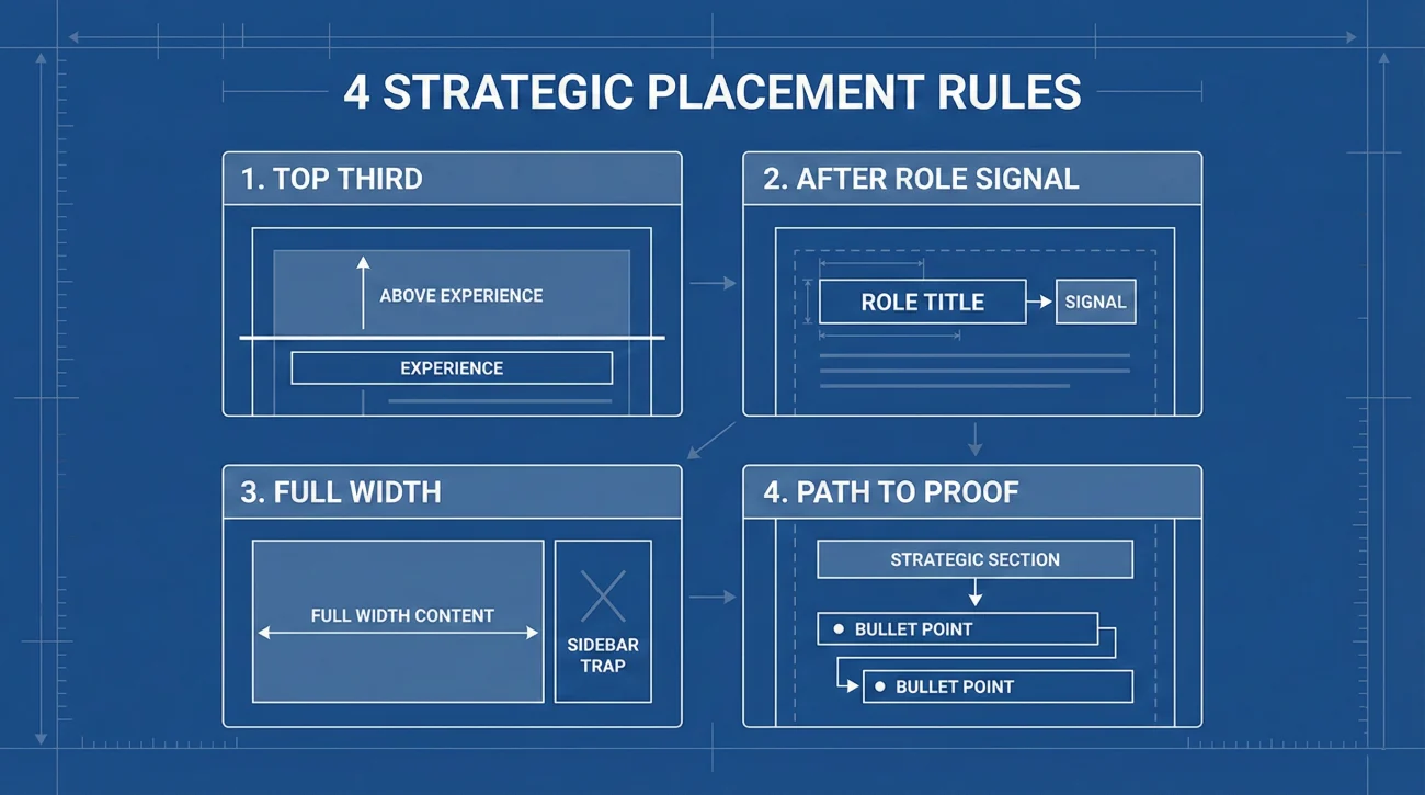 Strategic Rules For Professional Summary Placement On Resume