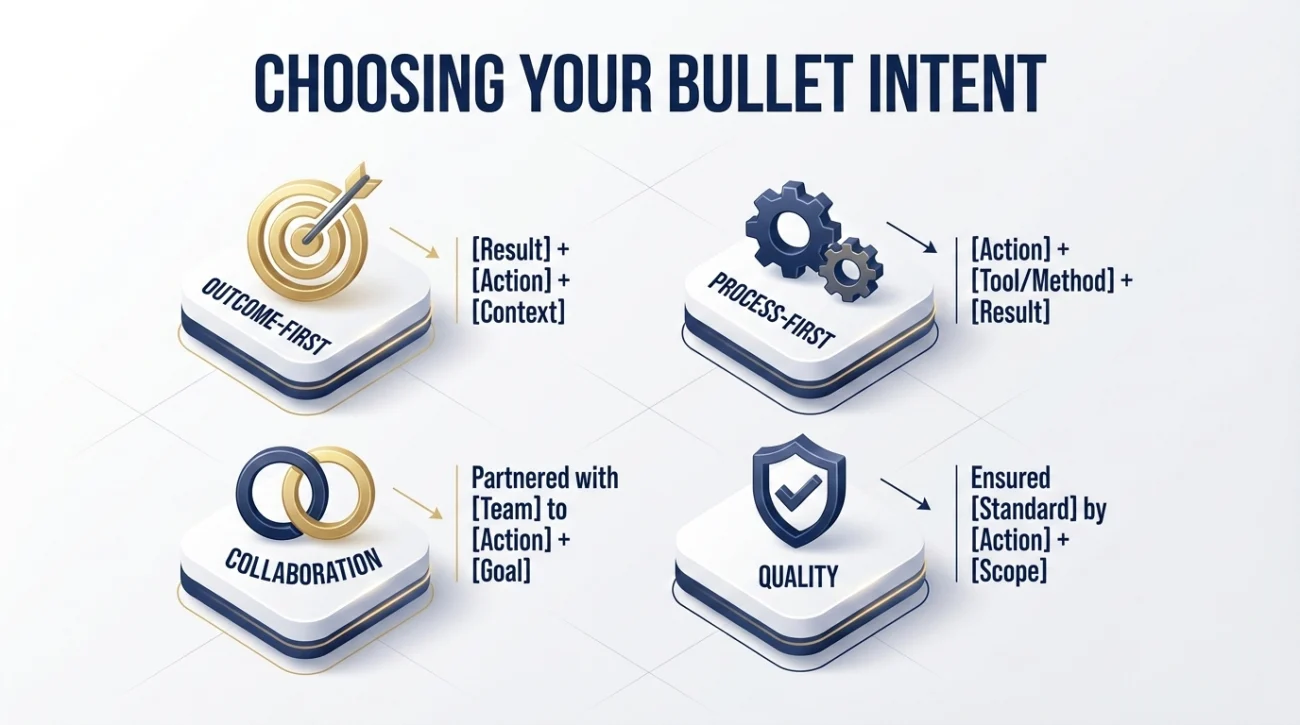 Types Of Intent Based Resume Bullet Point Examples