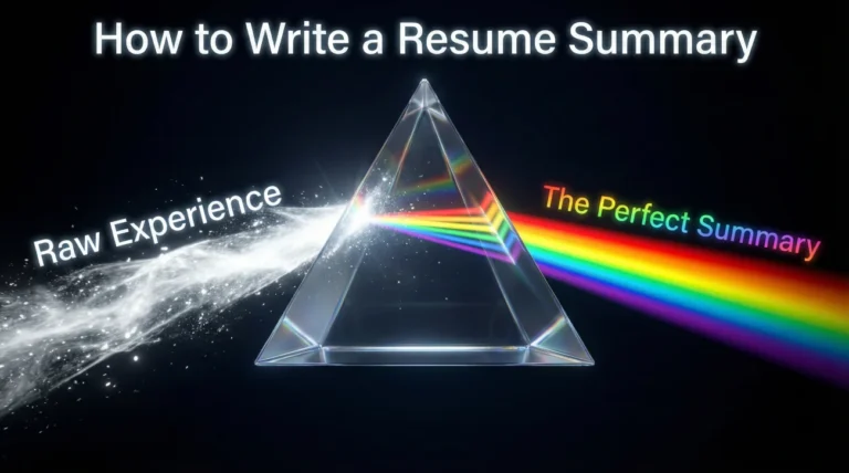 How to Write a Resume Summary: A Simple Formula That Sounds Human