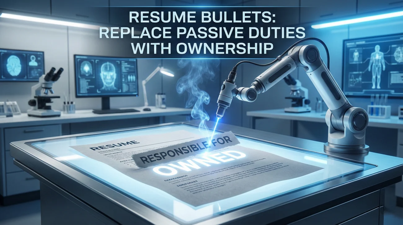 Responsible For Resume