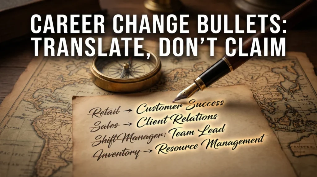 Resume Bullet Points For Career Change