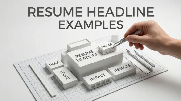 Resume Headline Examples: 20 Lines You Can Copy and Customize