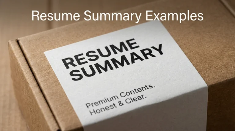 Resume Summary Examples: 20 Short Summaries With Notes, Proof Cues, and Fast Swaps