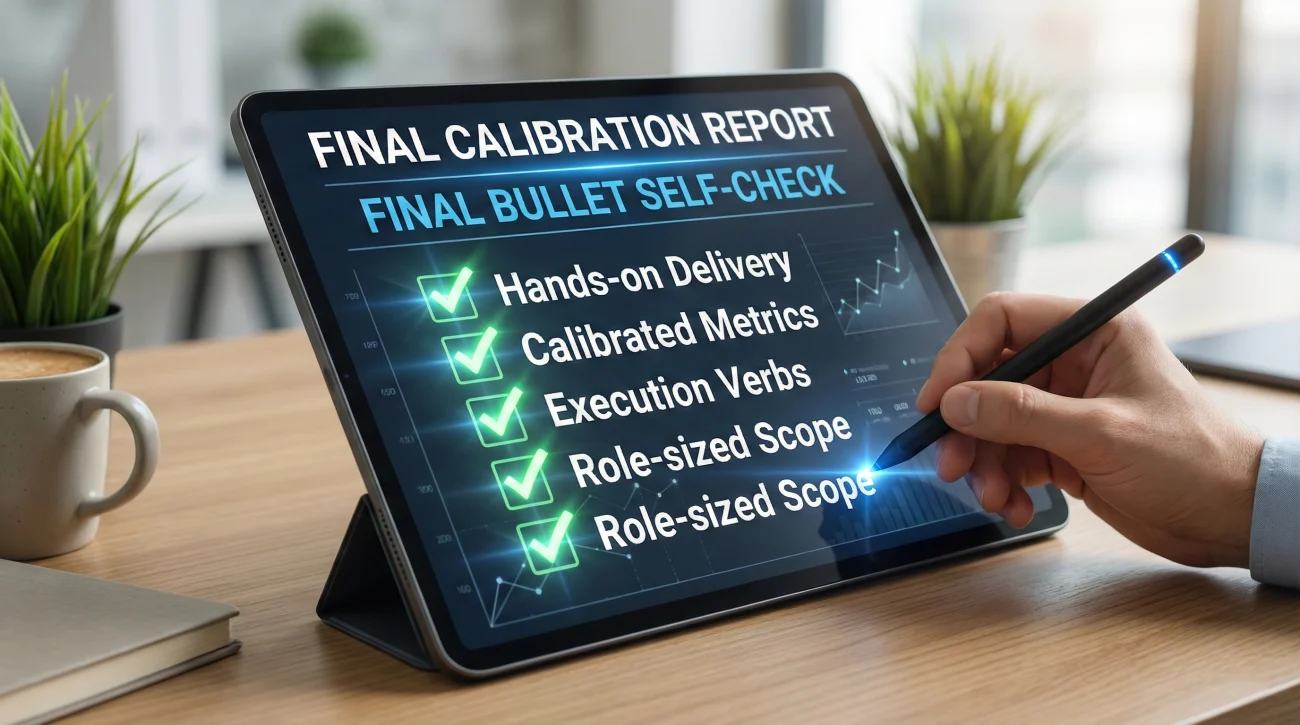 Final Self Audit Checklist For Overqualified Resumes