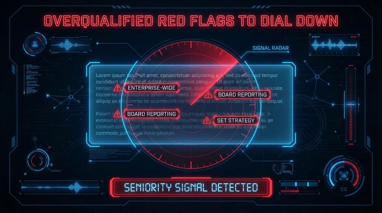 Red Flag Phrases For Overqualified Resume Bullets