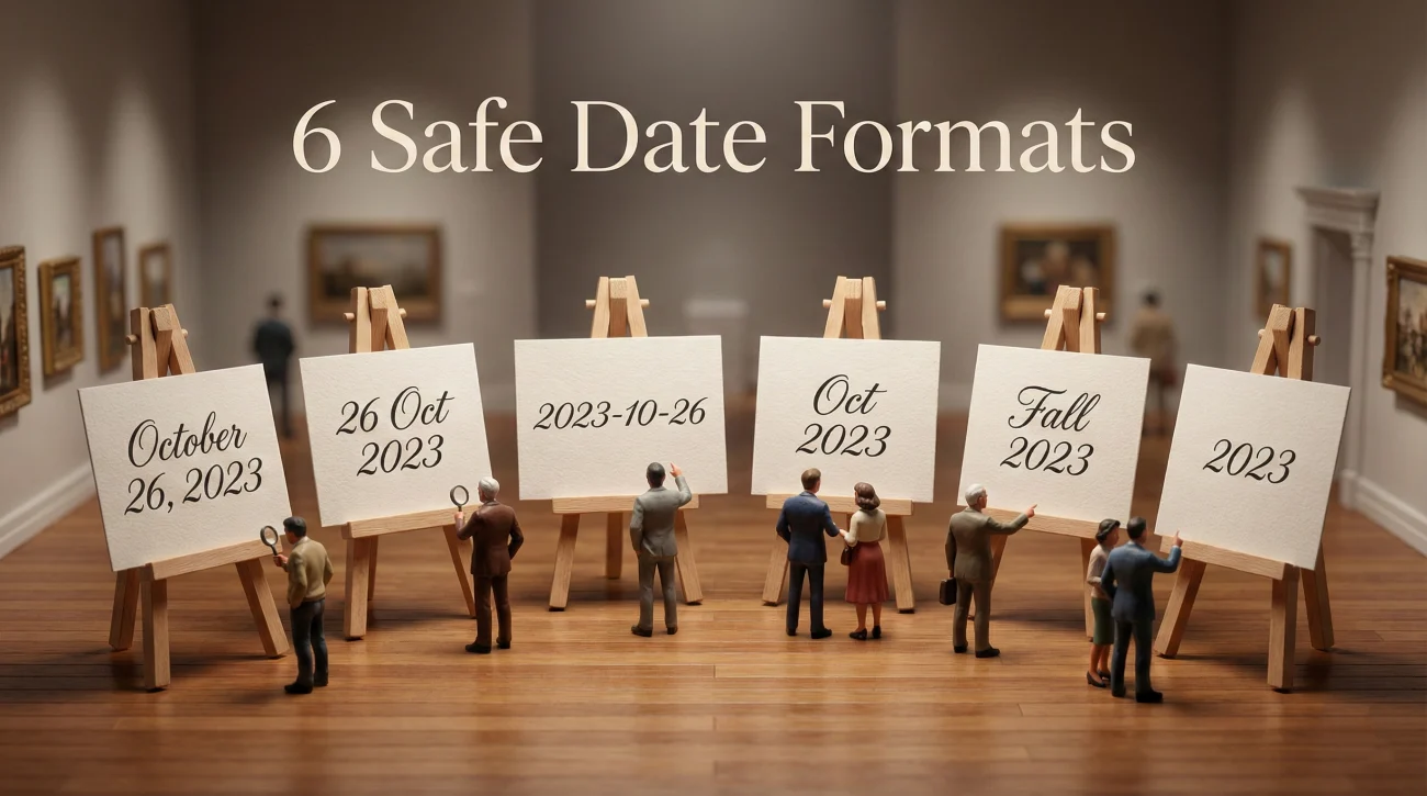 Six Date Formats Resume Examples
