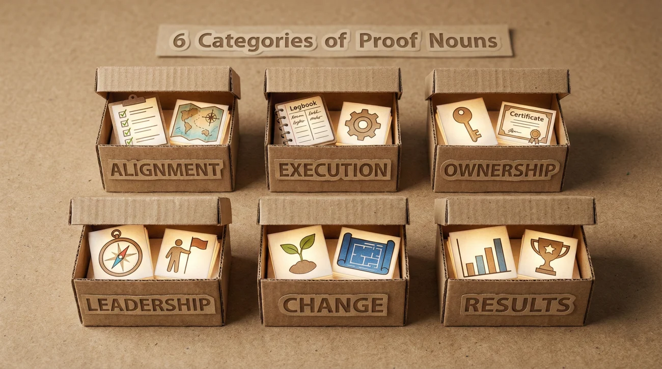 Teamwork Proof Nouns Categories