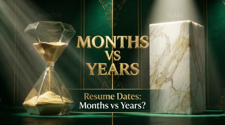 Should You Include Months on a Resume: When Year-Only Helps and When It Hurts
