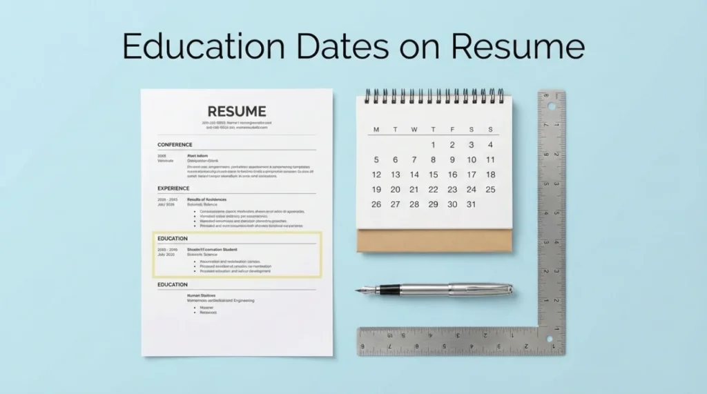 Education Dates On A Resume