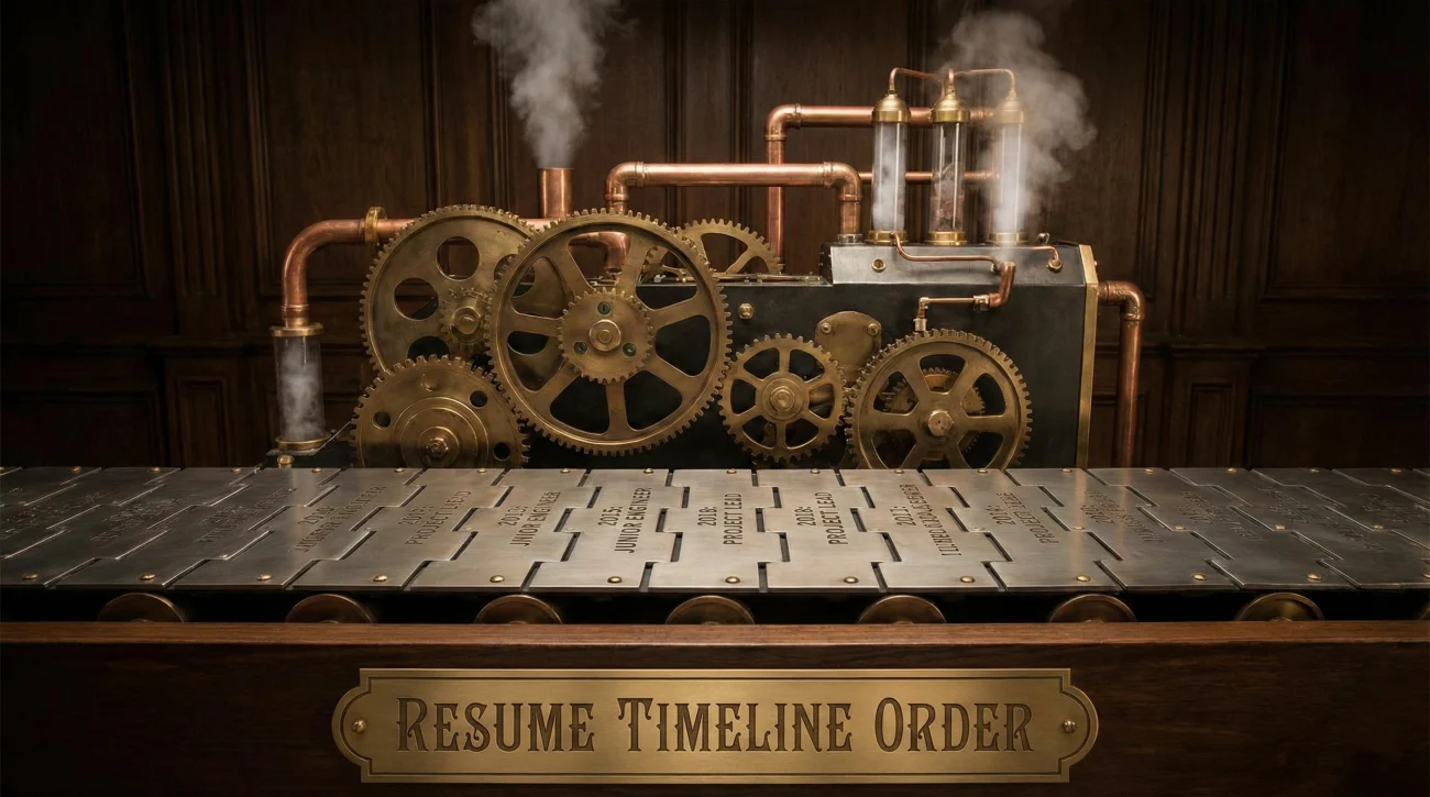 Resume Timeline Order