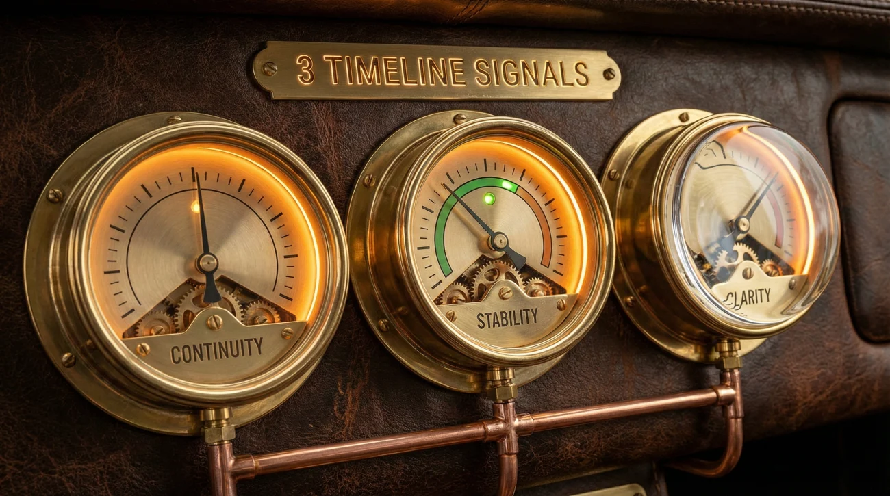 Three Timeline Signal Gauges